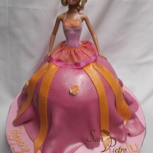 gâteau de robe de Barbie pour Alessia / Barbie cake for Alessia