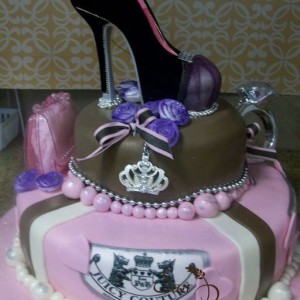 gâteau theme Juicy couture / juicy couture cake