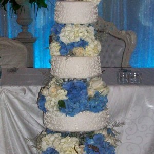 gâteau avec des fleurs frâiche Fresh Flowers cake