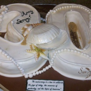 gâteau 30e anniversaire de Pearl / 30th Anniversary Pearl Cake