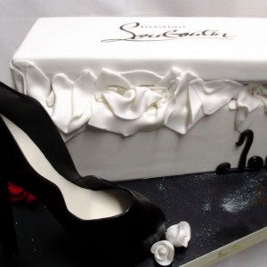 gâteau boite de chaussures / Shoe-box cake