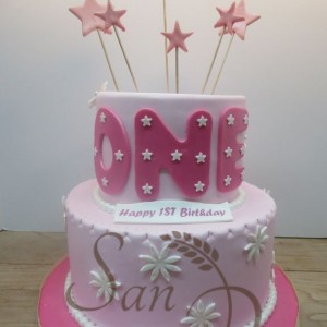 1st Birthday ONE cake