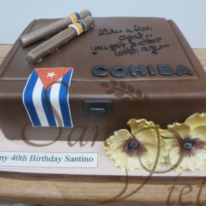 cigar Cohiba Cake