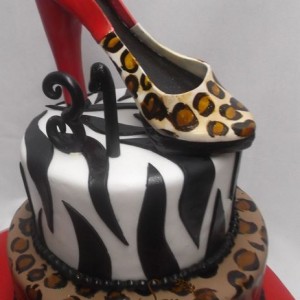 zèbre et léopard gâteau / Zebra Leopard cake