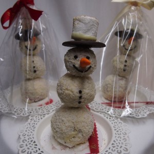 Snowmen Cake pops
