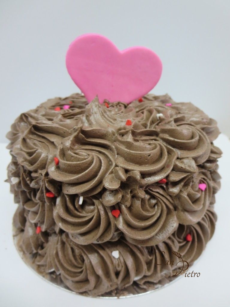 Chocolate Rossettes Heart